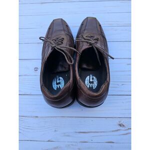 90s Retro Gravity Defyer Alexander Brown Leather Lace Up Dress Shoes 9.5